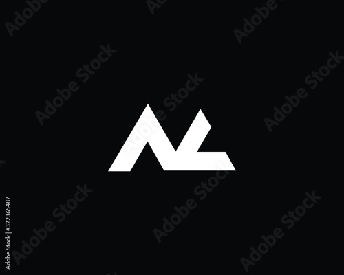 Creative and Minimalist Letter AC Logo Design Icon, Editable in Vector Format in Black and White Color