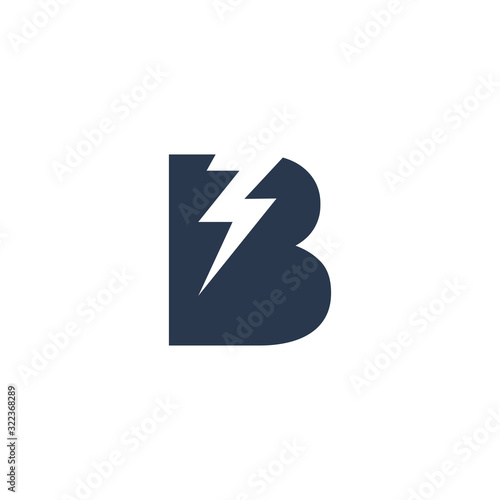 Logo Design Concept with initial letter and Thunder Flash Light Icon Free Download Logo Design Concept with initial letter and Thunder Flash Light Icon - GFXLoad