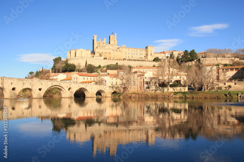 The Saint-Nazaire and Saint Celse Cathedral in Beziers, Aude, France