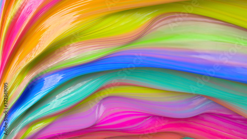Abstract acrylic color liquid background. Multicolor background. Watercolor paint wave abstract background. Template for Childrens Events