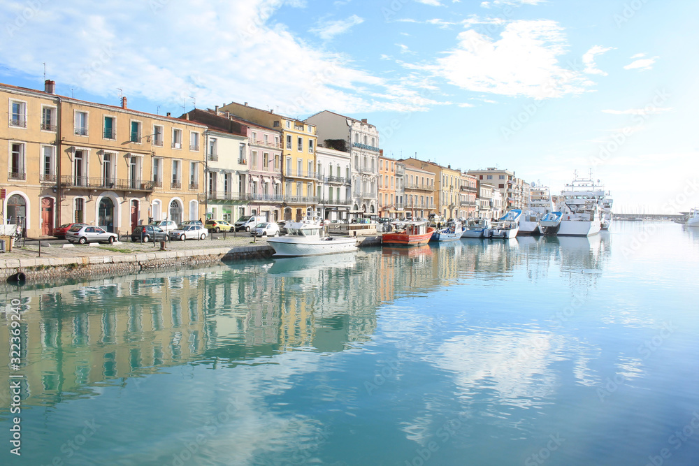 Sete, the Venice of Languedoc and the singular island