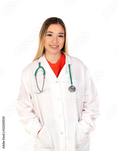 Attractive young doctor
