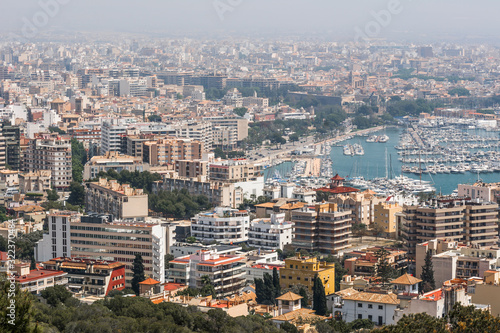 Panorama of Palma de Mallorca, the capital of the island. Baleares, Spain © vivoo