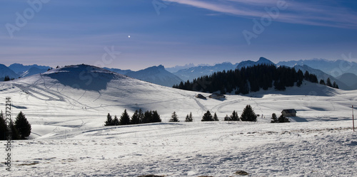 Hochebene des Semnoz in den französischen Alpen oberhalb von Annec