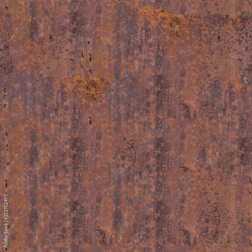 Seamless texture of rusty iron
