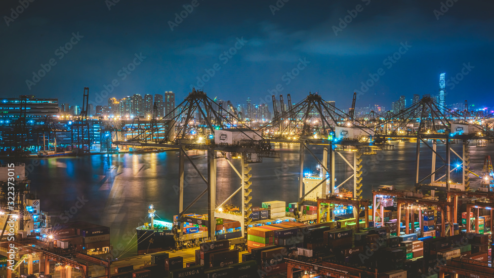 Sea Port Of Hong Kong