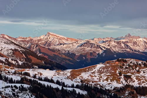 Sunset over High Ifen photo