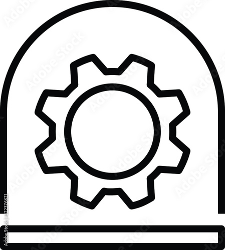 incubate business icon, vector illustration