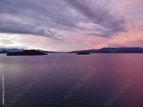  Sunset on the lake