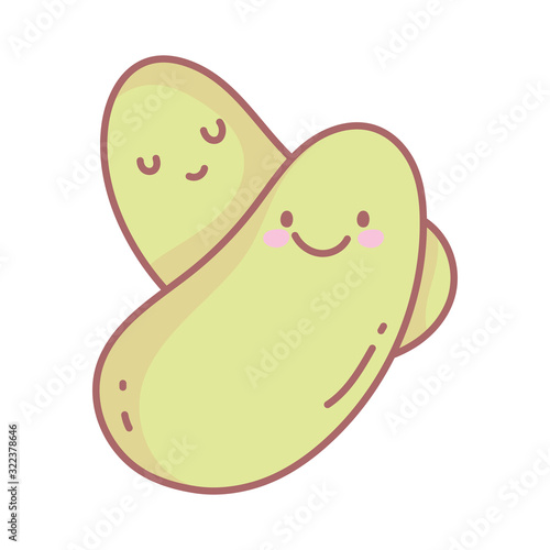 fresh peas menu restaurant cartoon food cute