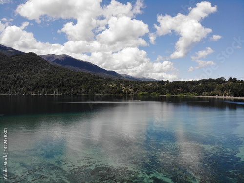  Lake between mountains