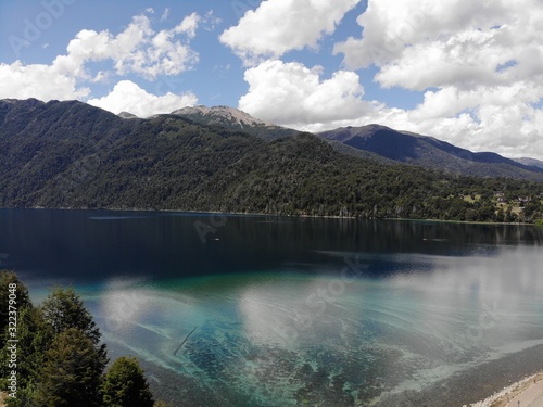  Lake between mountains