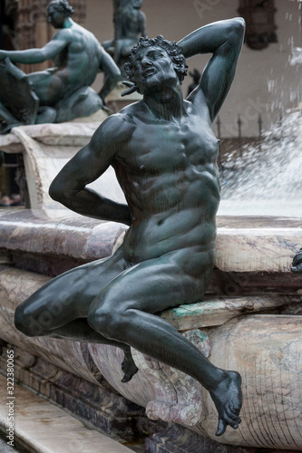 Laughing bronze satyr statue, by Giambologna, made in 1565