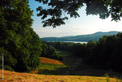 View of the Hudson from the Vanderbilt Mansion