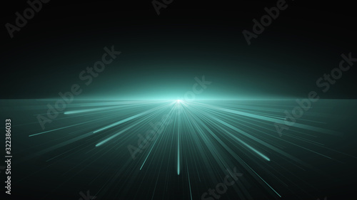 Light effect vector shining green glare
