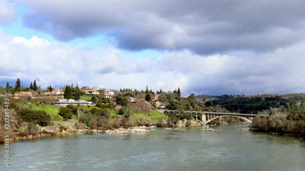 American rive at Folsom bridge American rive at Folsom bridge