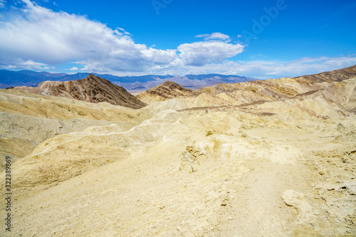 hikink the golden canyon - gower gulch circuit in death valley, california, usa