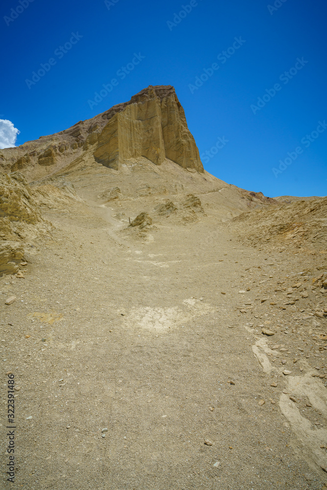hikink the golden canyon - gower gulch circuit in death valley, california, usa hikink the golden canyon - gower gulch circuit in death valley, california, usa