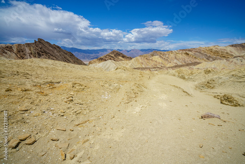 hikink the golden canyon - gower gulch circuit in death valley, california, usa