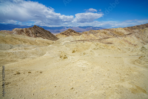 hikink the golden canyon - gower gulch circuit in death valley, california, usa