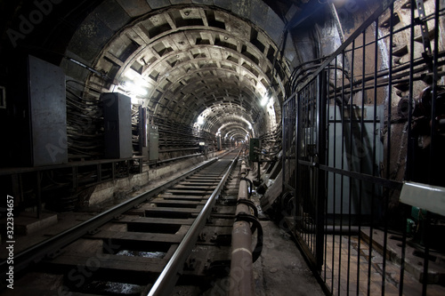Moscow metro tunnel