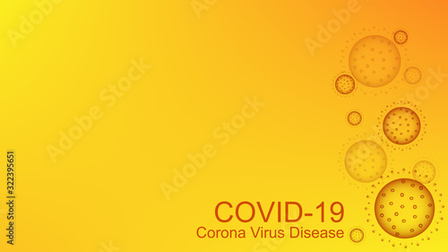 Coronavirus COVID-19 outbreak and coronaviruses influenza background. Coronavirus 2019-nCoV. Pandemic medical health risk, immunology, virology, epidemiology concept. 