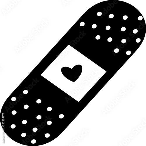 medical plaster icon, plaster icon. vector bandage, health adhesive care. Medical adhesive tape plaster. Illustration of medical tape, plaster, protection and care. injury tape plaster flat design 