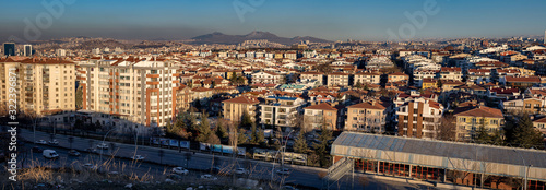 Canvas Print panorama of city ankara
