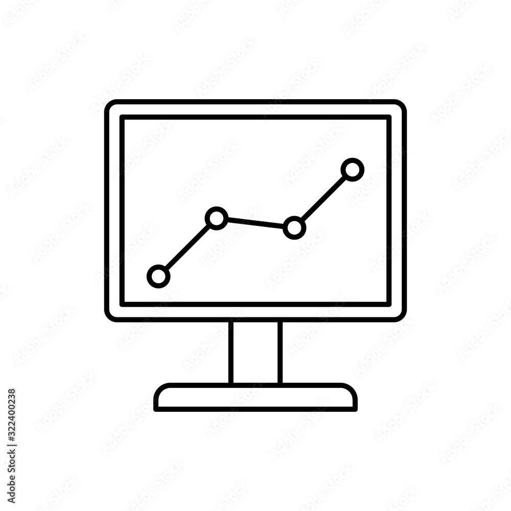 Analytics, chart, SEO icon. Simple line, outline vector elements of commerce icons for ui and ux, website or mobile application Analytics, chart, SEO icon. Simple line, outline vector elements of commerce icons for ui and ux, website or mobile application