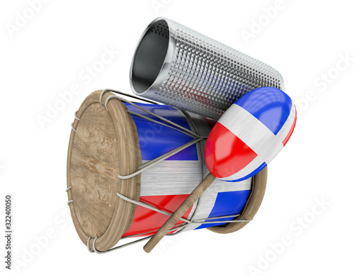 Dominican instruments, 3d render