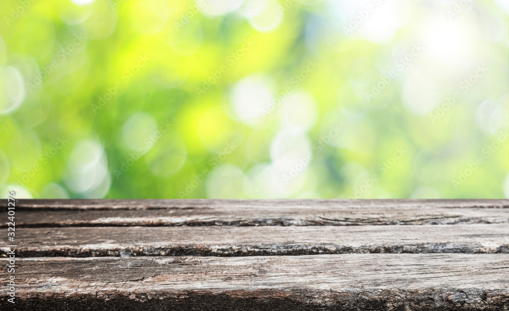 Empty old wooden table background Empty old wooden table background