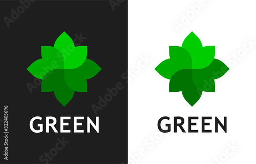 Green Organic logo design -...
