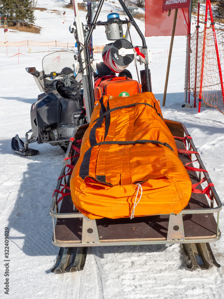 Rettungsschlitten Stock Photo | Adobe Stock