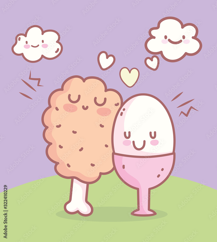 boiled egg and chicken roast restaurant menu food cute boiled egg and chicken roast restaurant menu food cute