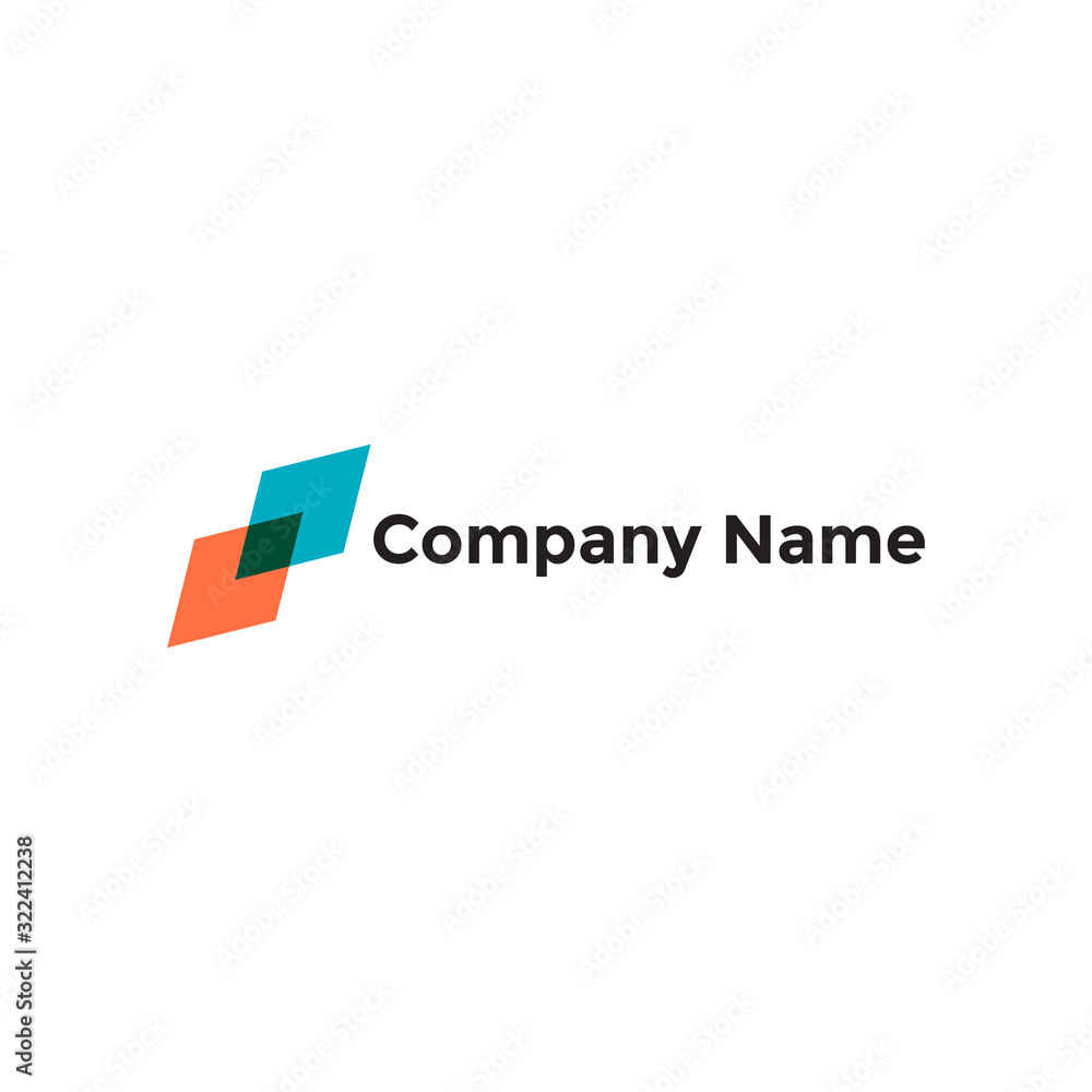 abstract twi diamond logo design template abstract twi diamond logo design template
