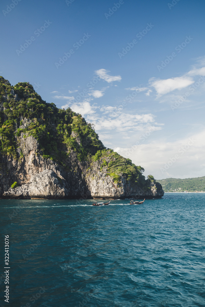 Koh Phi Phi rock, Andaman Sea, Thailand Koh Phi Phi rock, Andaman Sea, Thailand