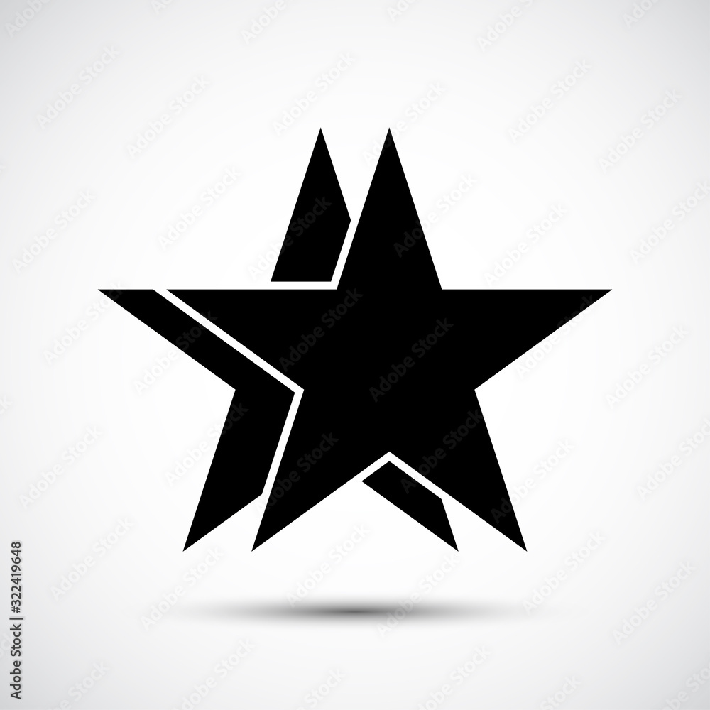 Star icon Symbol on White Background Star icon Symbol on White Background
