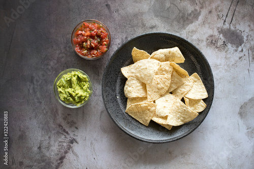 Tortilla Chips with Guacamo...