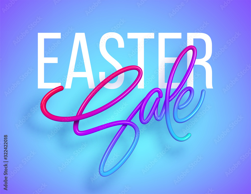 Rainbow Sale lettering in 3d style. Liquid effect of a color gradient in volumetric style. Isolated numbers on a white background. Vector illustration Rainbow Sale lettering in 3d style. Liquid effect of a color gradient in volumetric style. Isolated numbers on a white background. Vector illustration