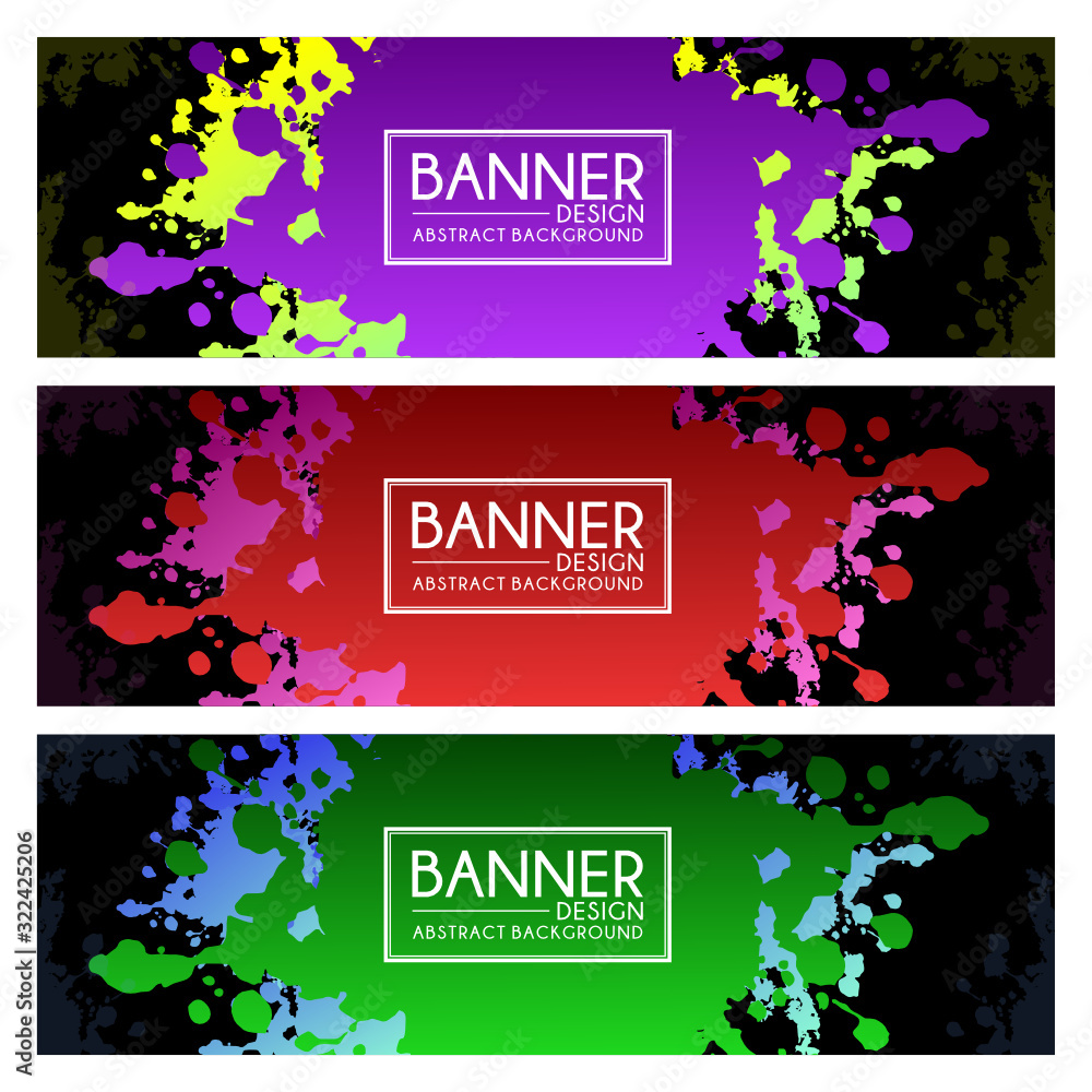 abstract Banner Templates background design vector abstract Banner Templates background design vector