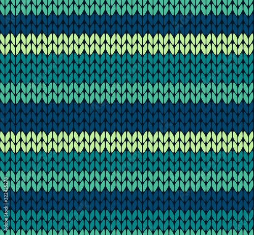 Seamless vector knitting pattern