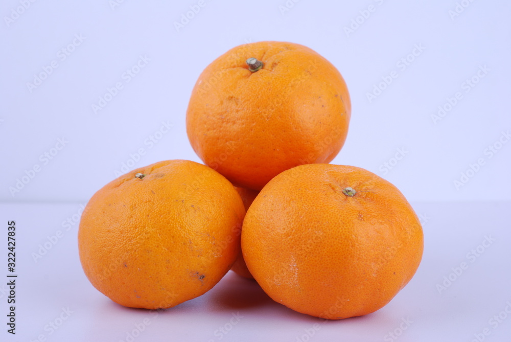 mandarines orange isolated on white background mandarines orange isolated on white background