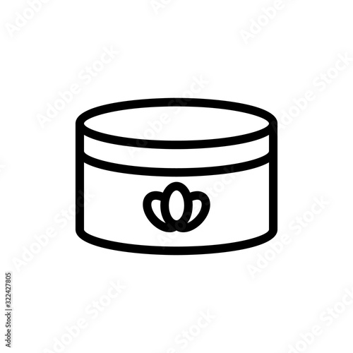 Lavender soap oil icon vector. Thin line sign. Isolated contour symbol illustration
