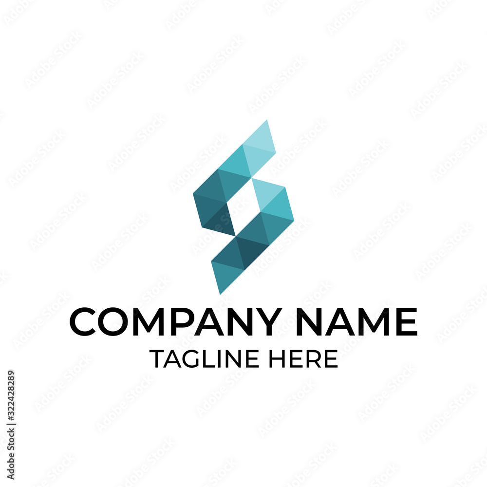 Modern and simple logo design for letter S Modern and simple logo design for letter S