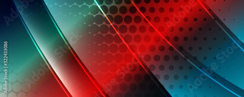 Shining glass abstract wave background. Dynamic motion line effect. Vector Illustration For Wallpaper, Banner, Background, Card, Book Illustration, landing page