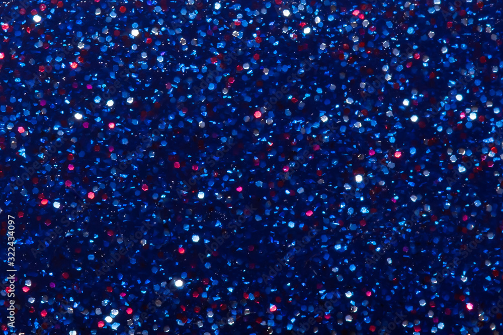 Abstract background with highlights and garlands on dark blue background Abstract background with highlights and garlands on dark blue background