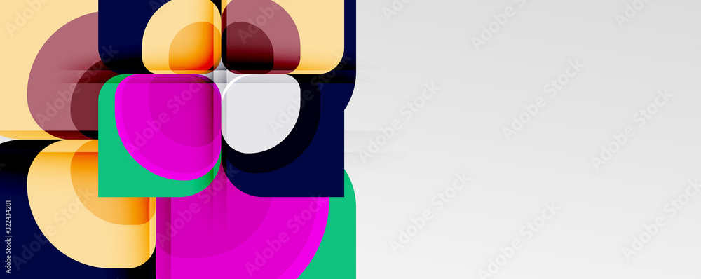 Abstract background - geometric cut paper design flower or square shape composition. Vector Illustration For Wallpaper, Banner, Background, Card, Book Illustration, landing page Abstract background - geometric cut paper design flower or square shape composition. Vector Illustration For Wallpaper, Banner, Background, Card, Book Illustration, landing page