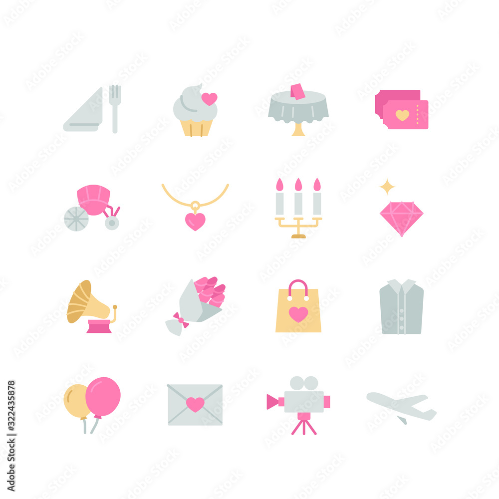 WEDDING ICON SET WEDDING ICON SET