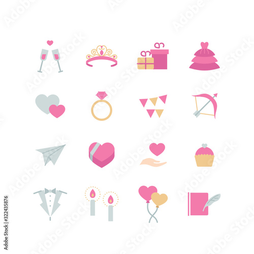 WEDDING ICON SET
