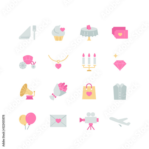 WEDDING ICON SET